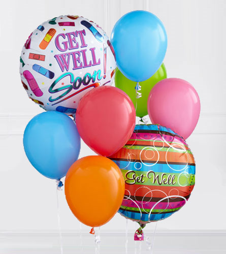 18 Sending You Healing Vibes Balloon - Get Well