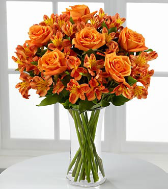 The Flower Shop - Orange Flowers