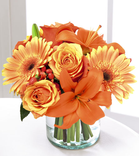 The Flower Shop - Orange Flowers